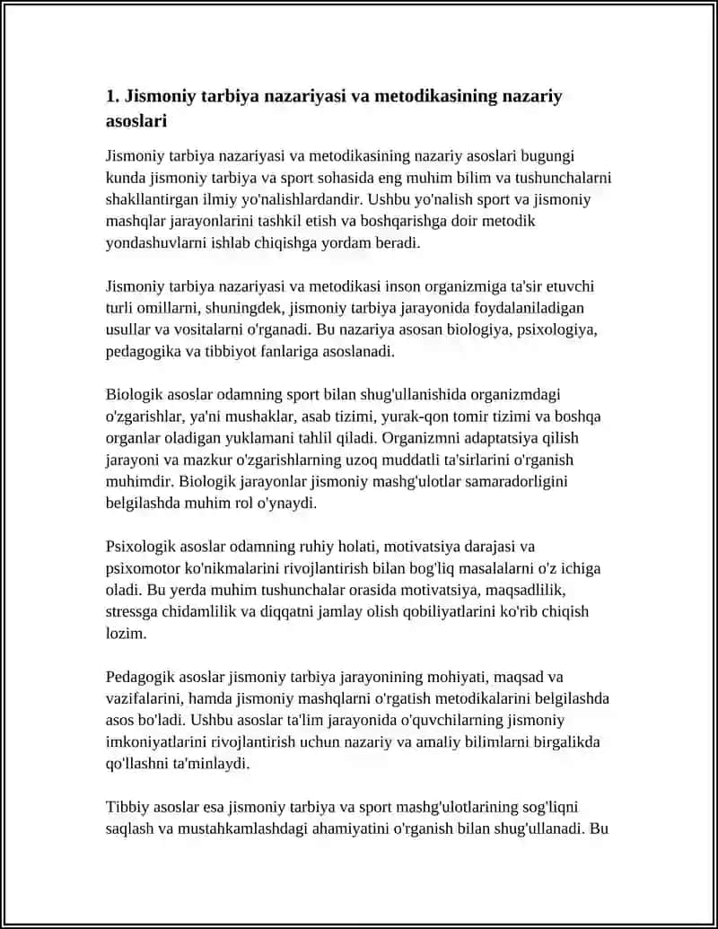Jismoniy tarbiya nazariyasi va metodikasi 3