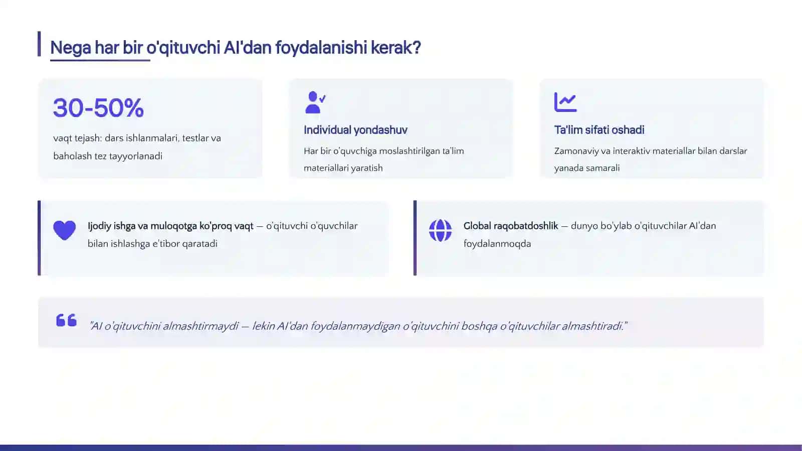 AI Ustoz: Zamonaviy o‘qituvchi uchun sun'iy intellekt qo‘llanmasi 3