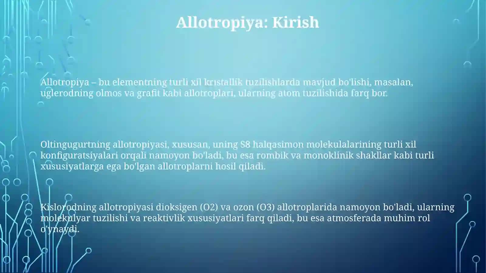 Allotropiya 3