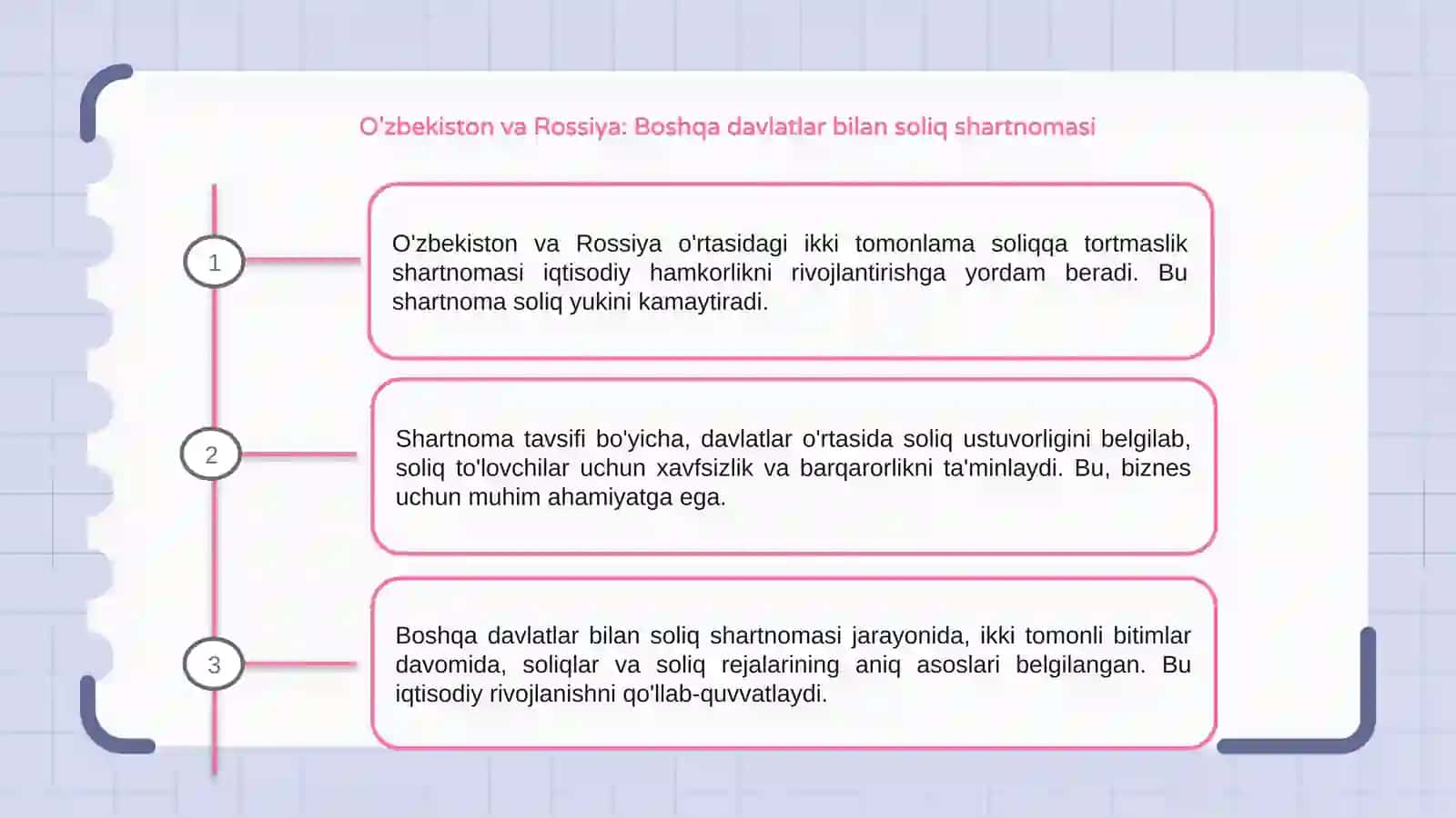 O'zbekiston va Rossiya ikki tomonlama soliqqa tortmaslik shartnomasi 3