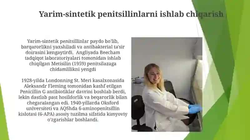 Penitsilin va antibiotiklar tarixi 3