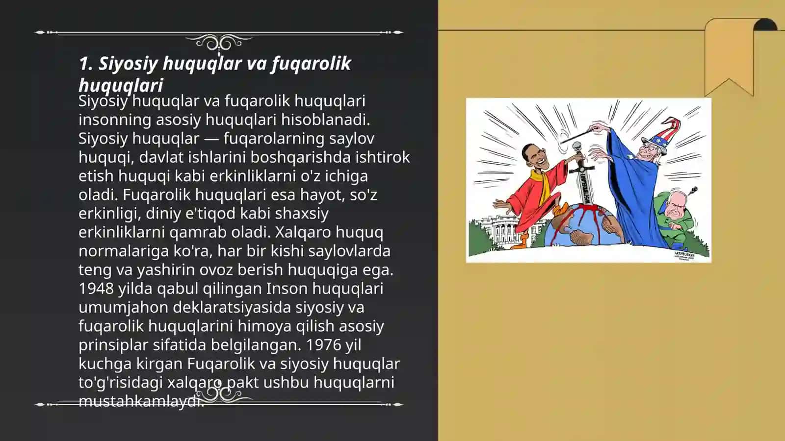 Siyosiy huquqlar 3
