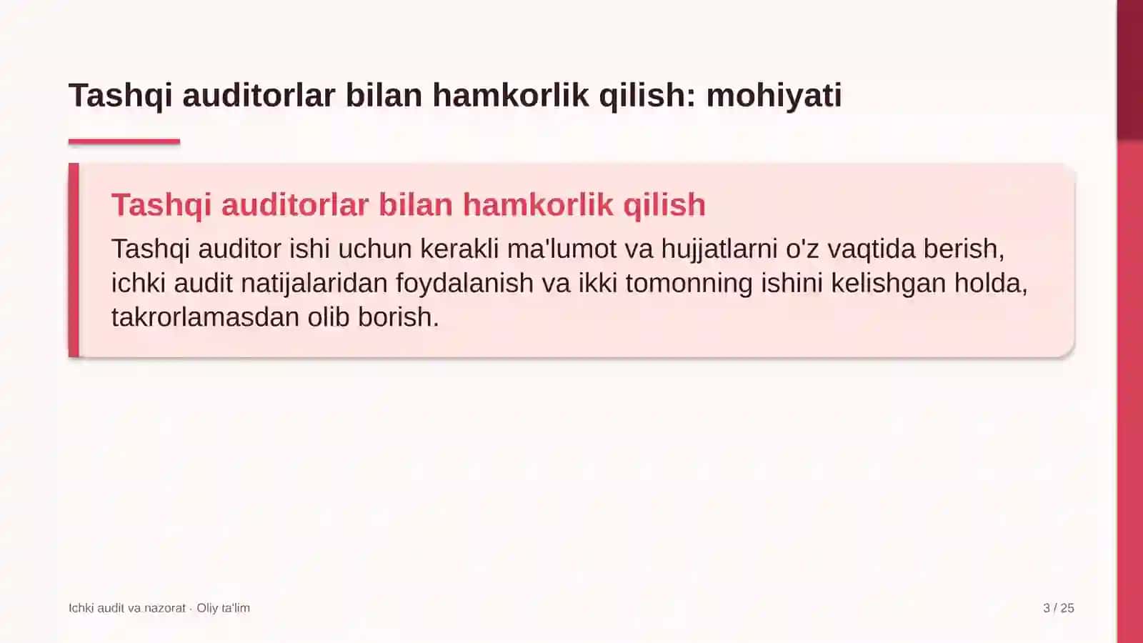 foto va video xizmatlarida tashqi auditorlar bilan hamkorlik qilish 5647 3