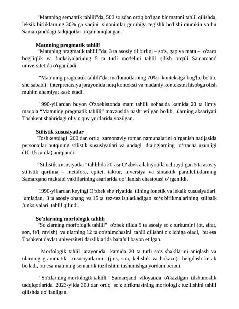 Matn tashkil etuvchi brikmalarni taxlil qlish 3