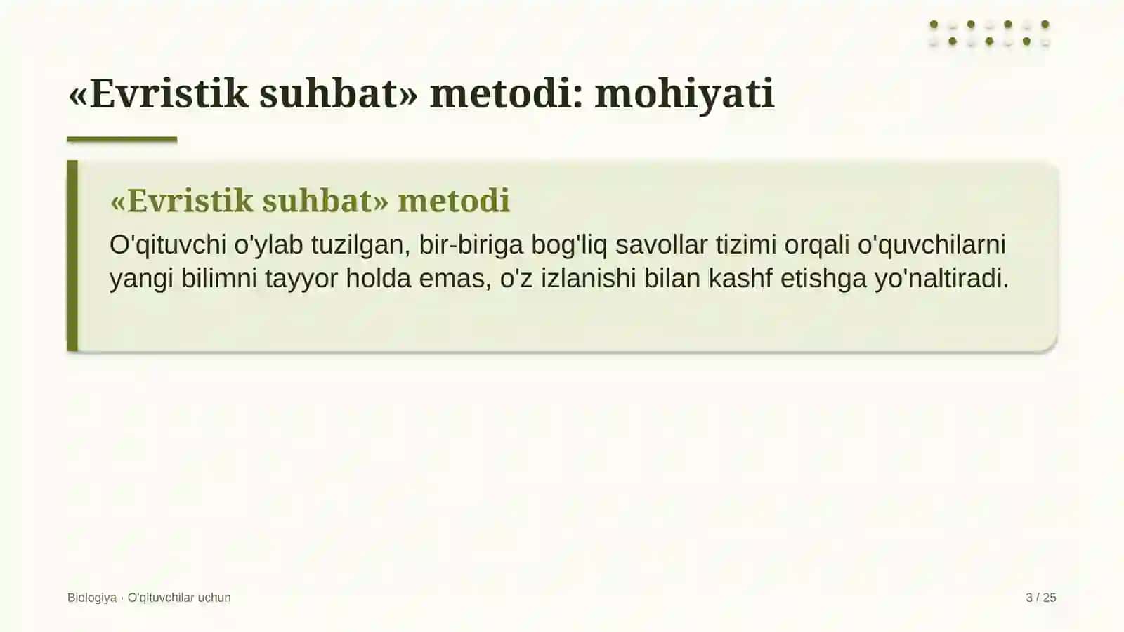 biologiya darslarida evristik suhbat metodidan foydalanish 2975 3