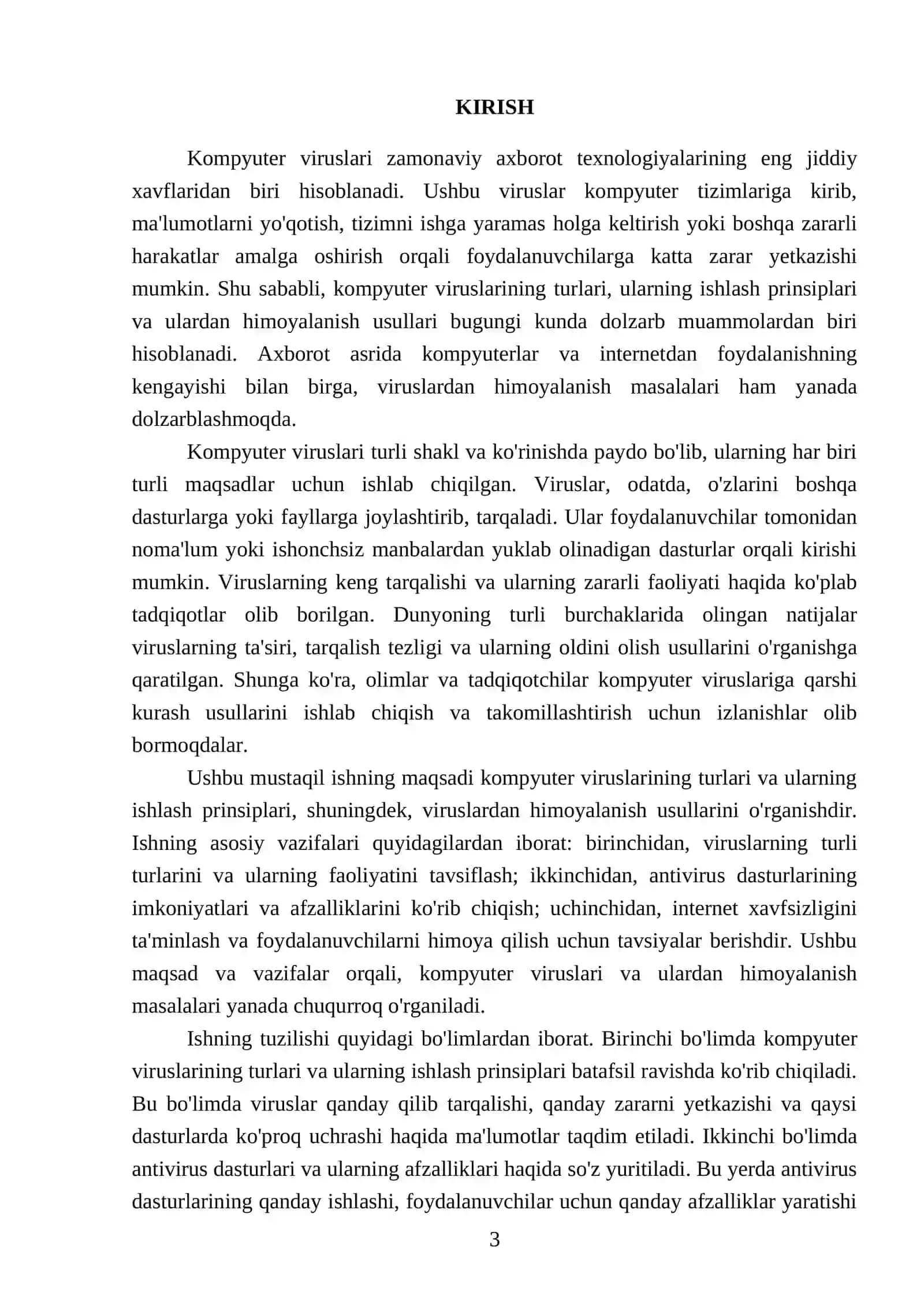 Kompyuter viruslari va virusdan himoyalanish usullari 3