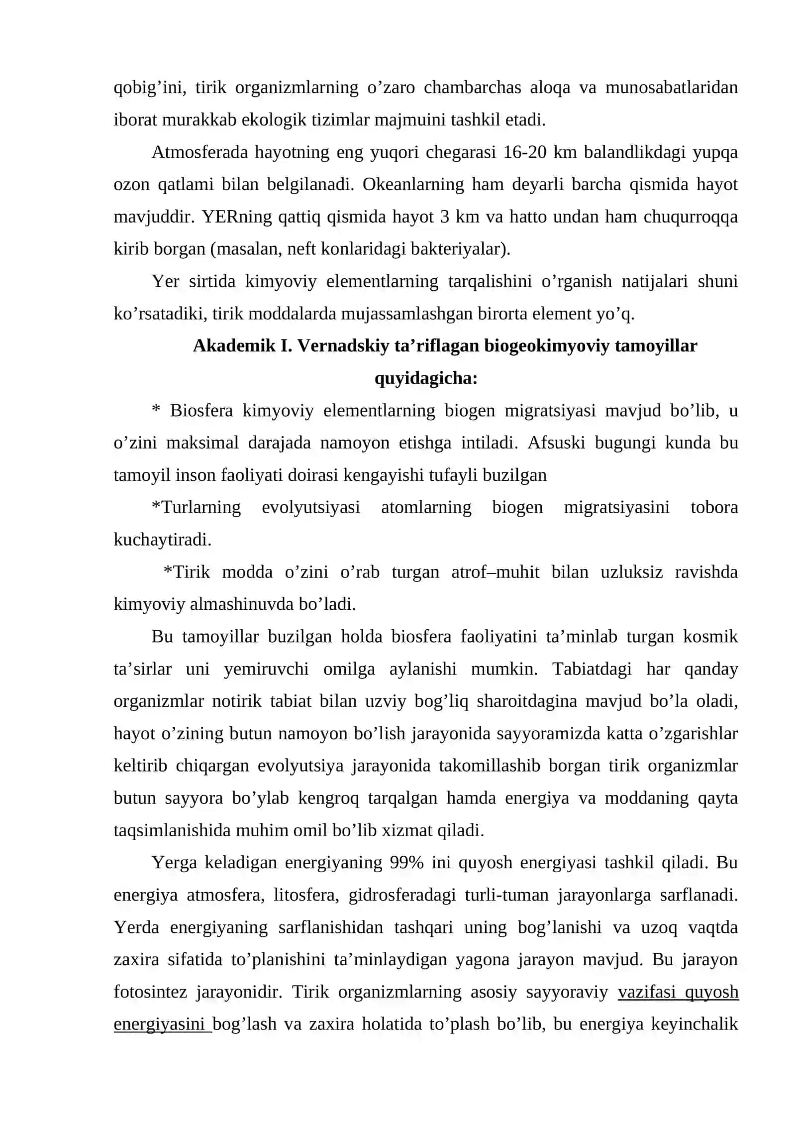 BIOSFERA HAQIDA TUSHUNCHA 3