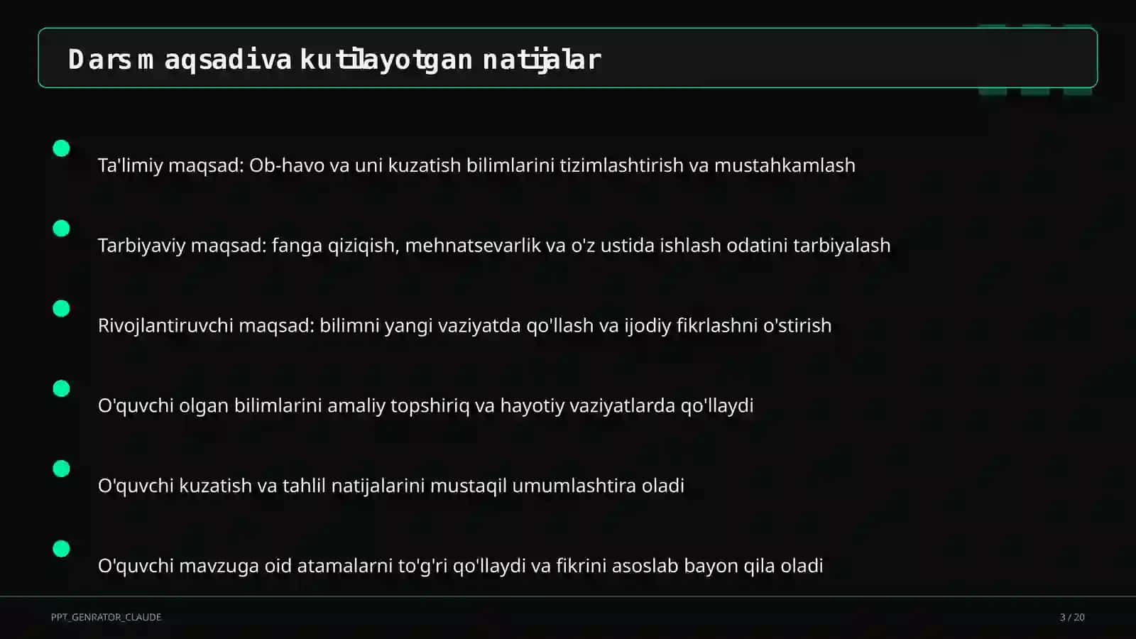 Ob-havo va uni kuzatish (2-sinf) 3