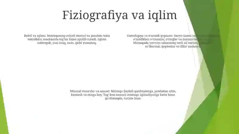 Odam Va Geografik Muhitga Tavsif Berish 3