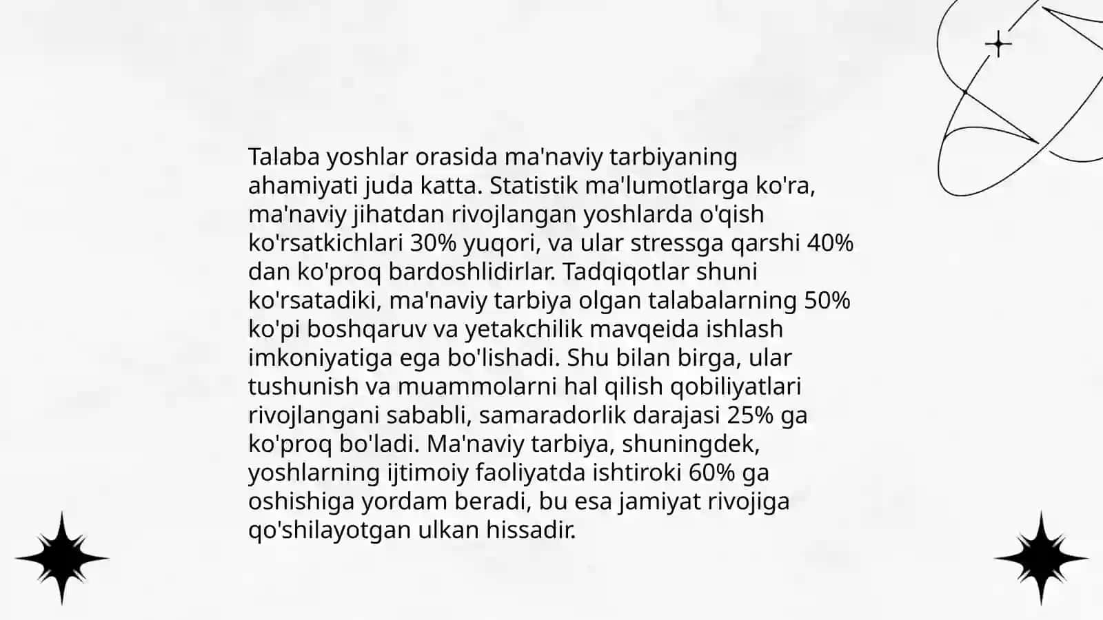 Talaba yoshlarning ma'naviy-axloqiy odatlarini tarbiyalashning vazifalari 3