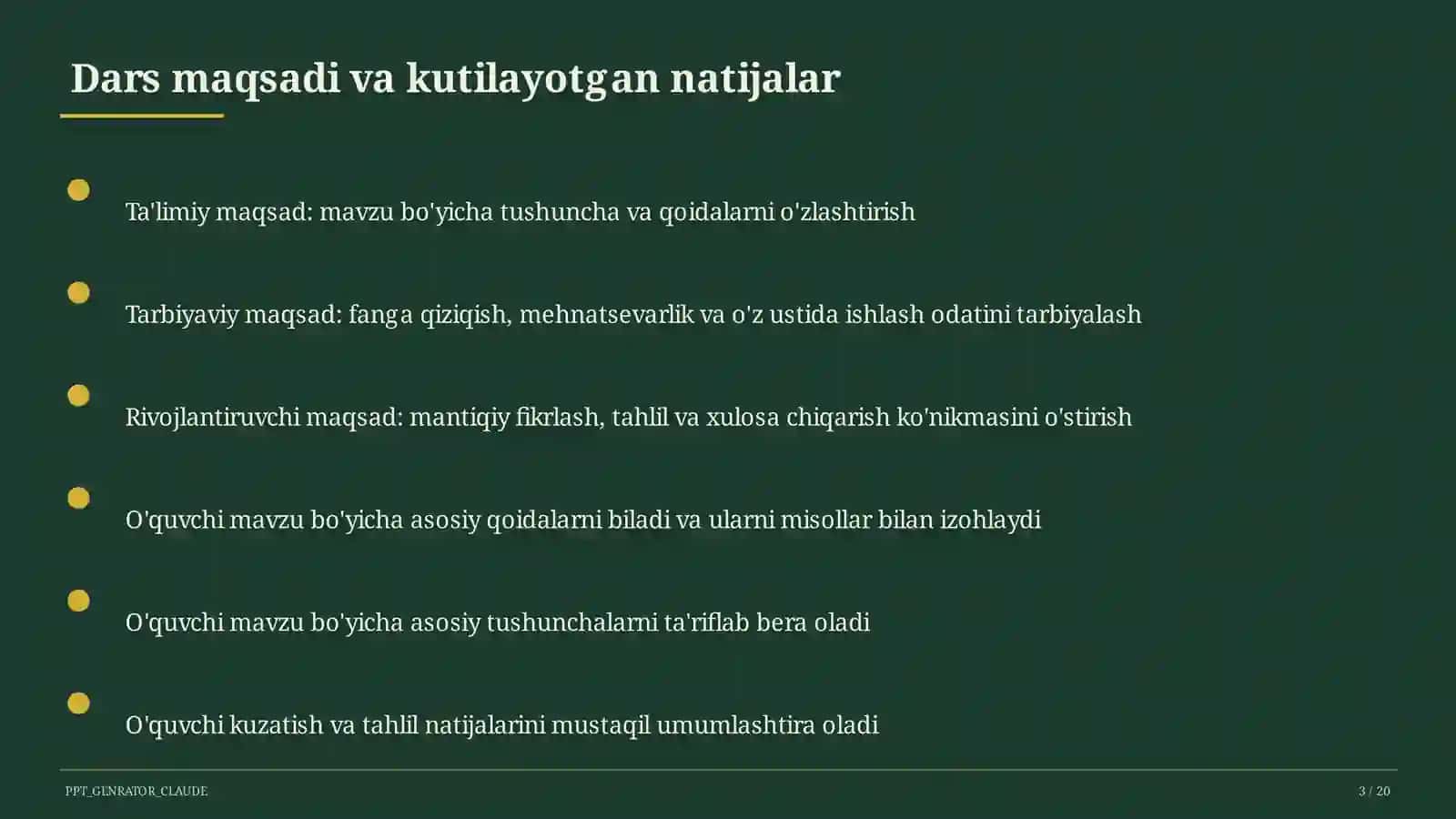 Organik kimyoga kirish: Butlerov nazariyasi (10-sinf) 3