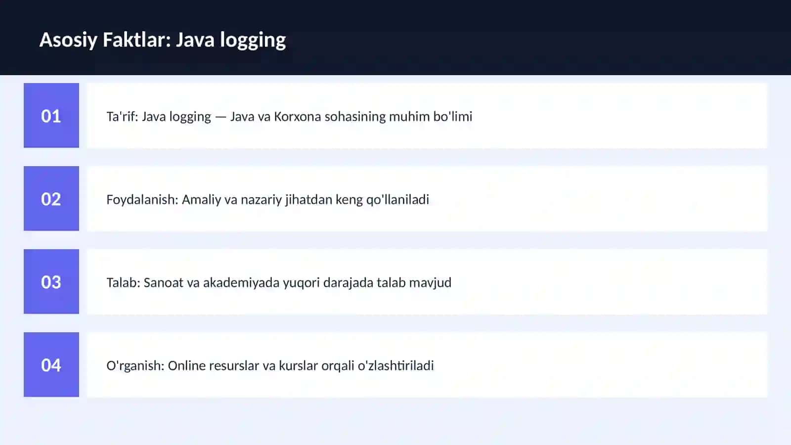 Java logging 3