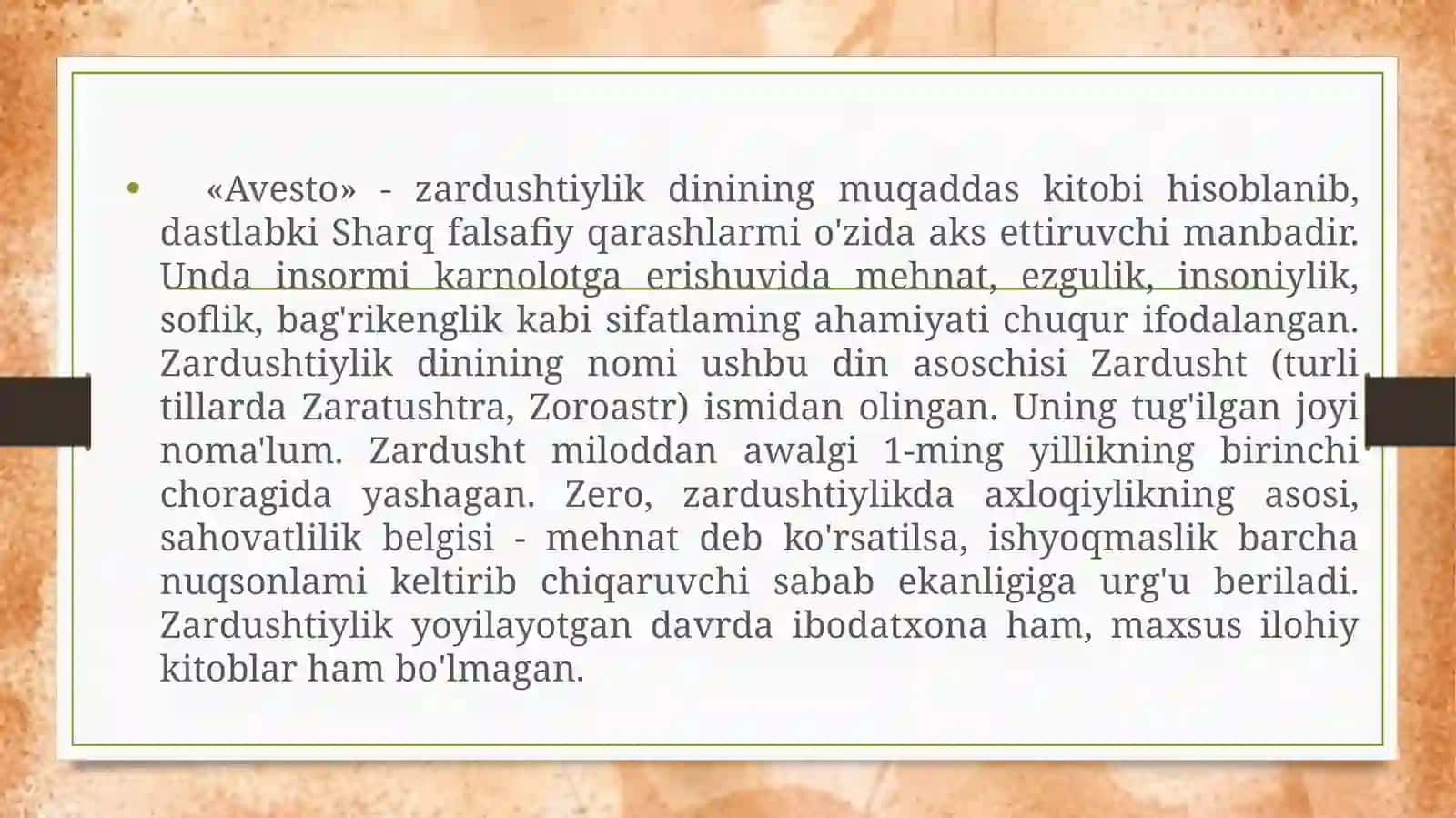 AVESTODAGI PEDAGOGIK QARASHLAR 3