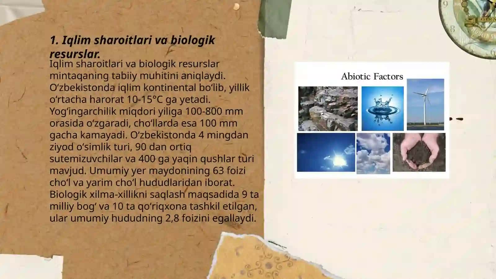 Biologik resurslarga ta'sir etuvchi abiotik biotik omillar 3