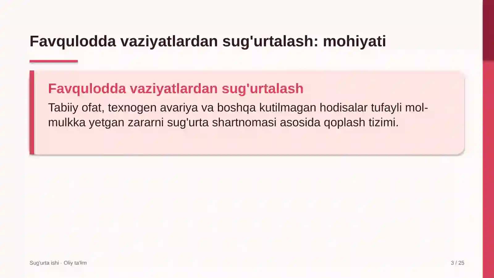 Maishiy texnika ishlab chiqarishda favqulodda vaziyatlardan sug'urtalash 3