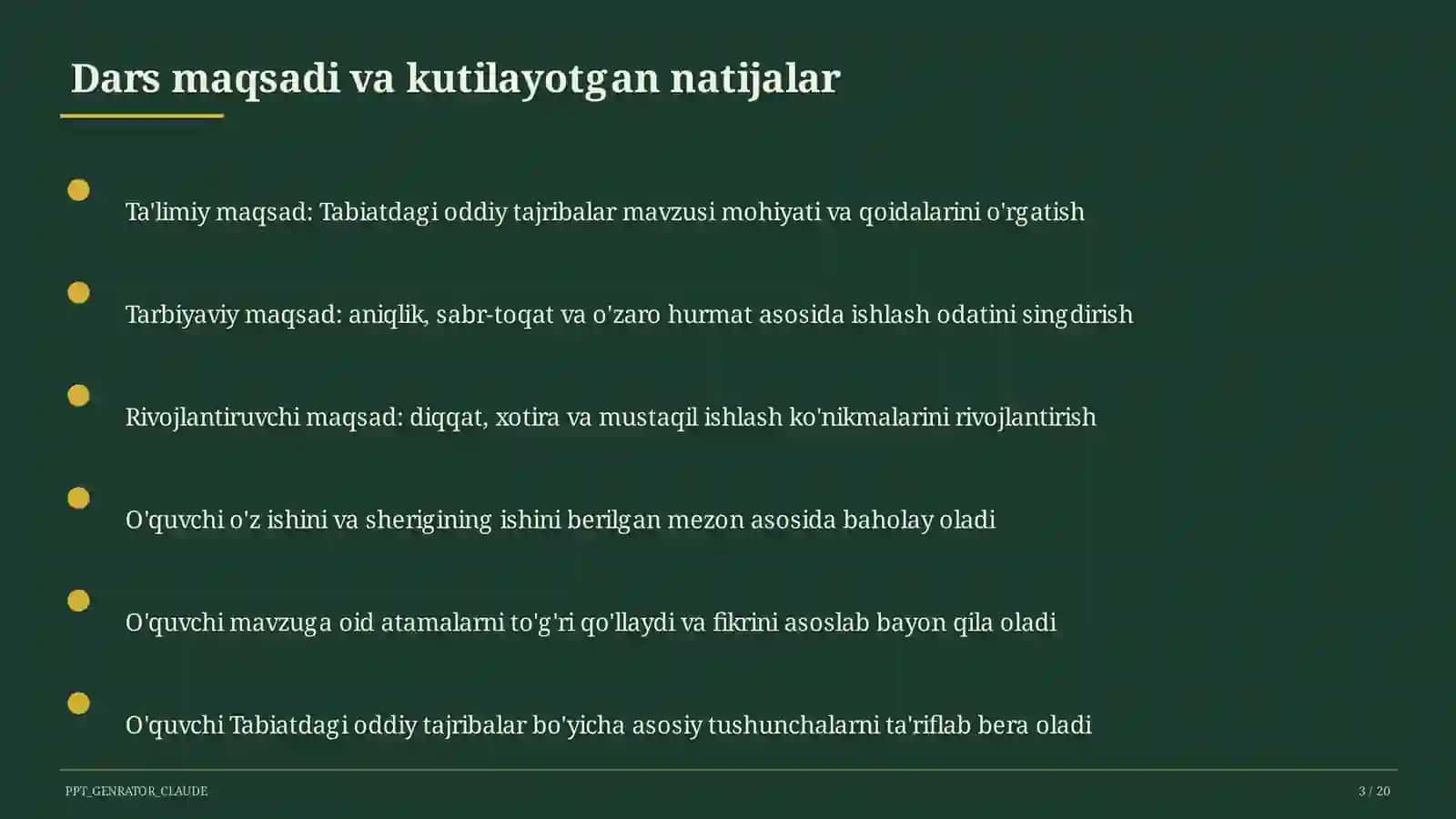 Tabiatdagi oddiy tajribalar (4-sinf) 3