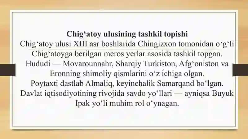 Chig‘atoy ulusida pul islohotlari 3