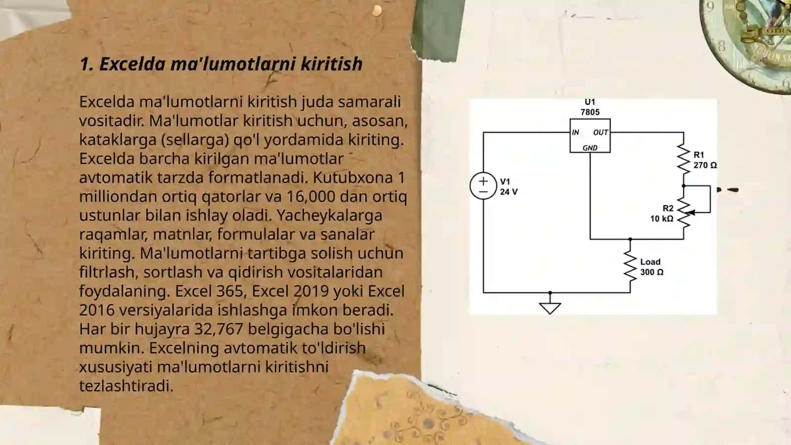 Excelda maʼlumotlarni qayta ishlash va ularning diagrammasini qayta qurish 3