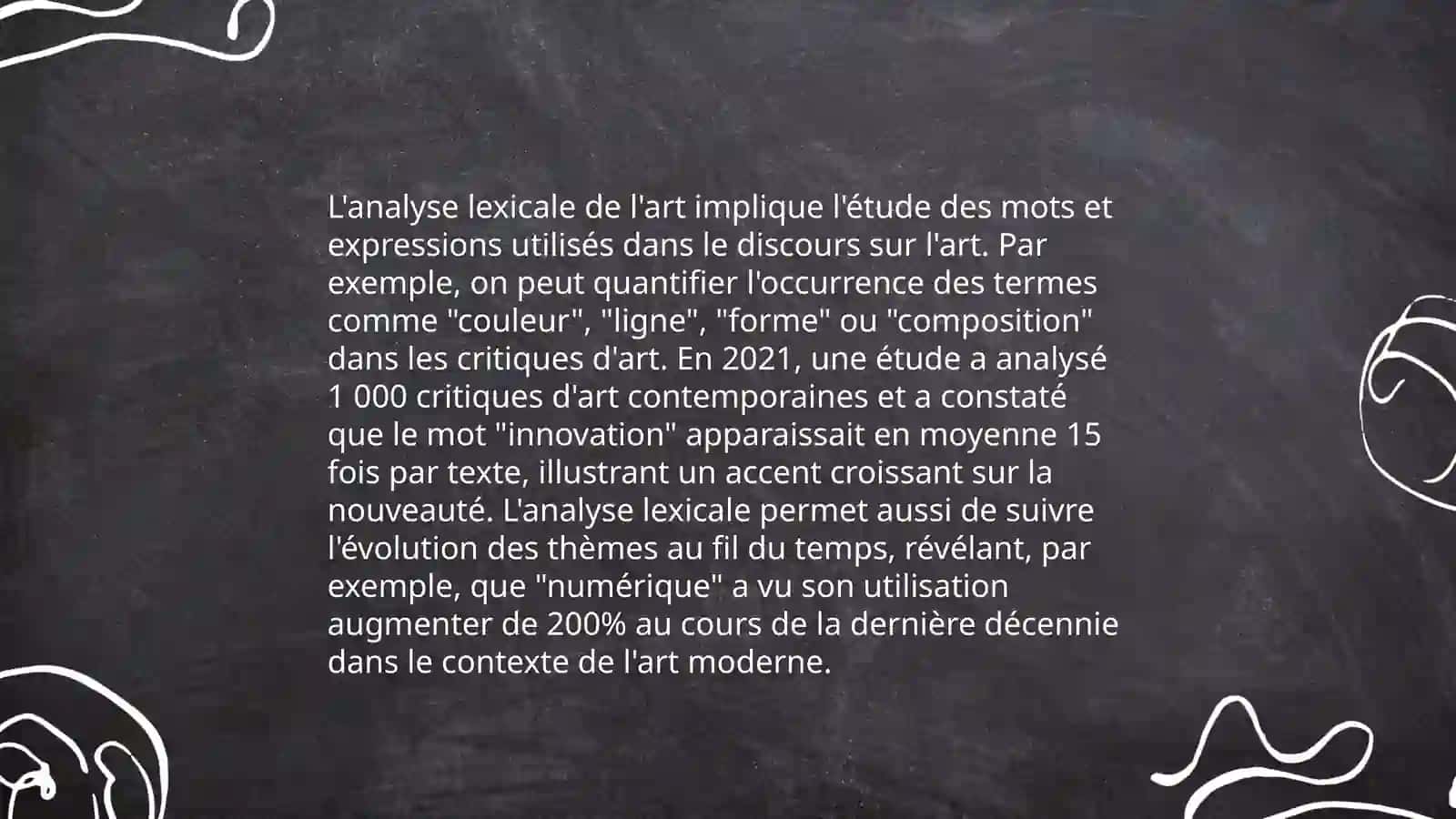 Systeme lexical L'art 3