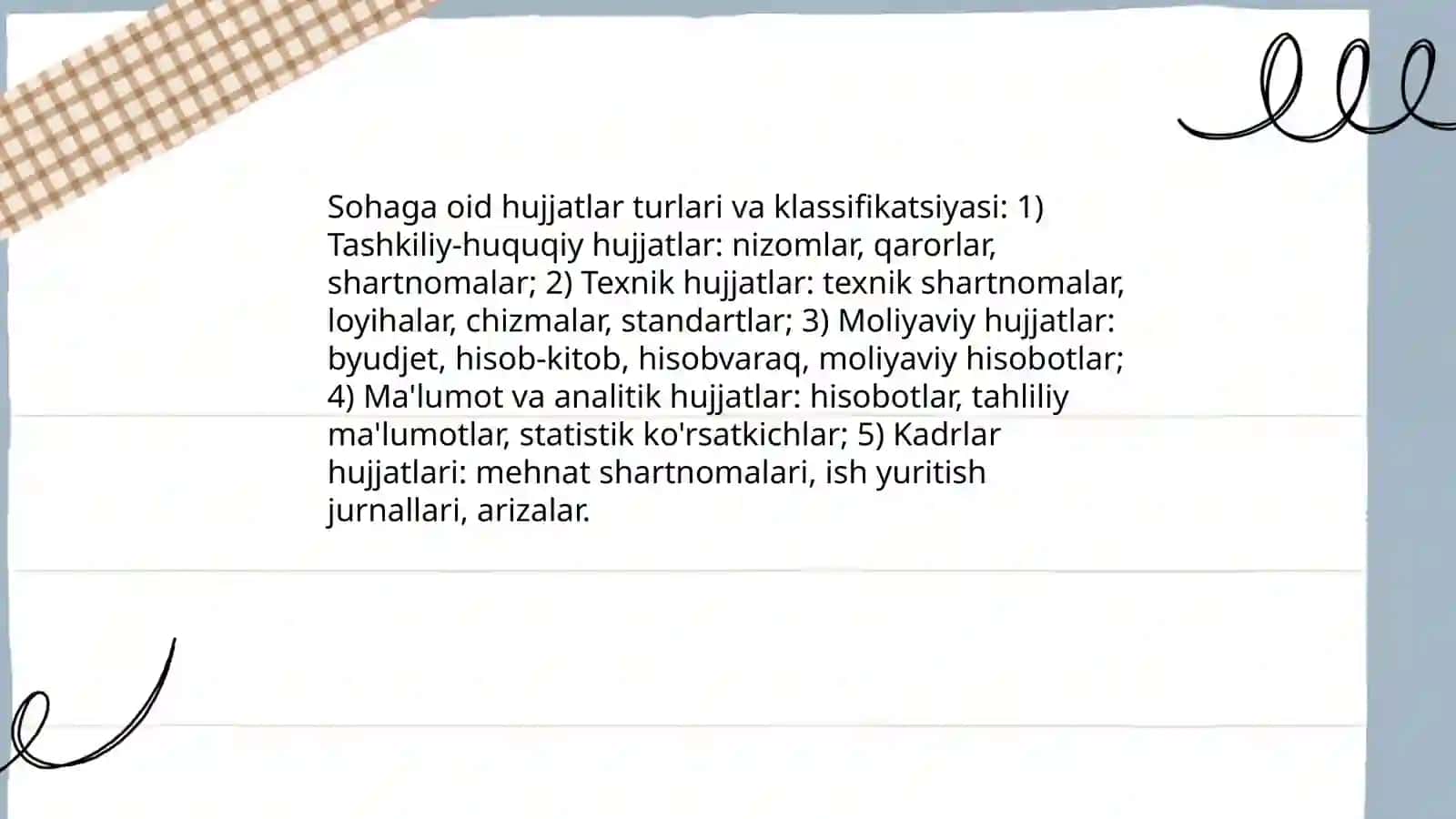 Sohaga oid hujjatlar bilan tanishish 3