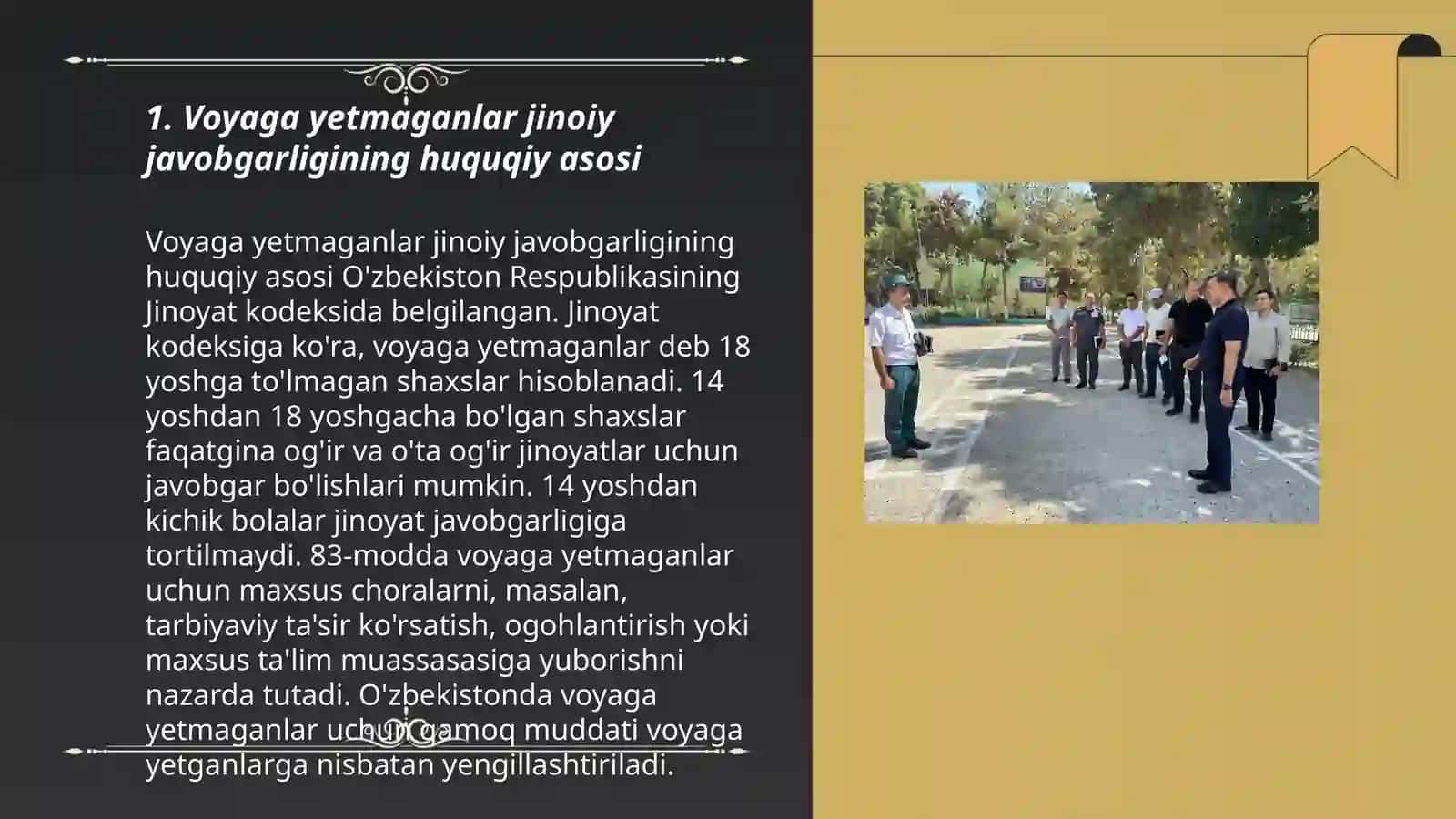 Voyaga yetmaganlar jinoiy javobgarligi 3