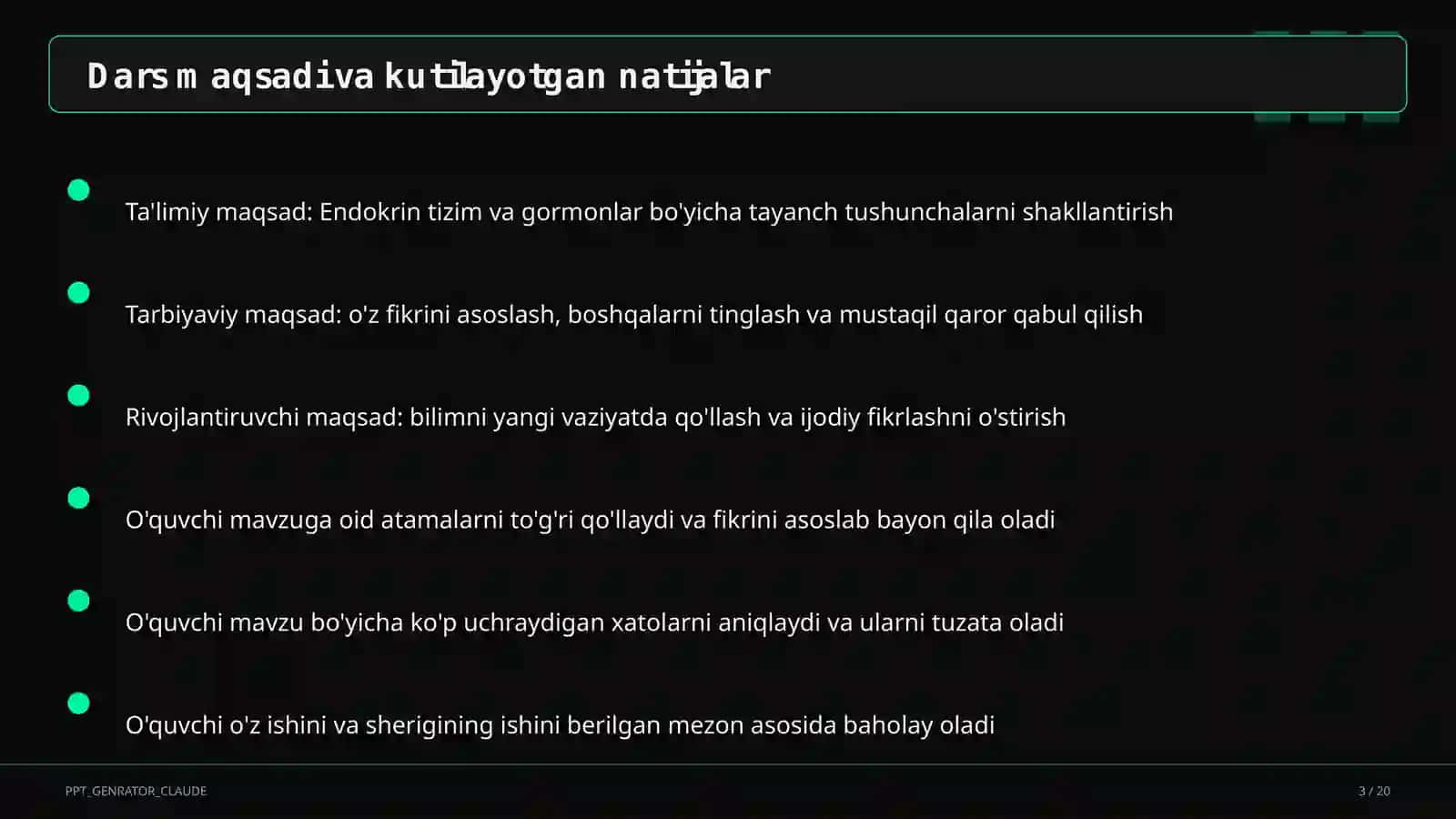 Endokrin tizim va gormonlar (8-sinf) 3