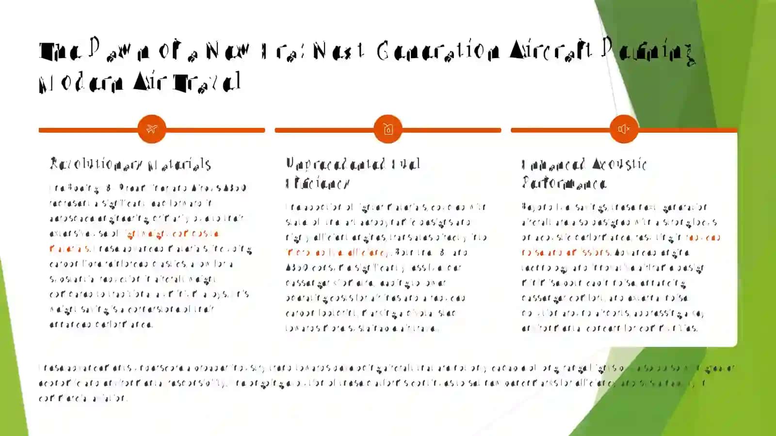 Recent Developments and Innovations in the Aviation Industry 3