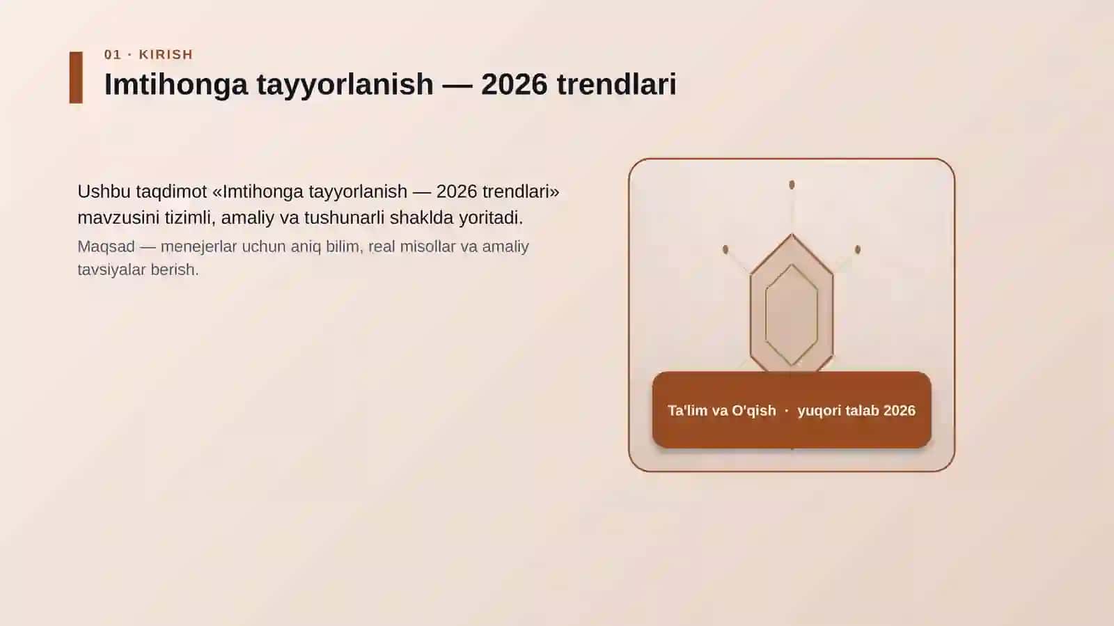 Imtihonga tayyorlanish — 2026 trendlari 3