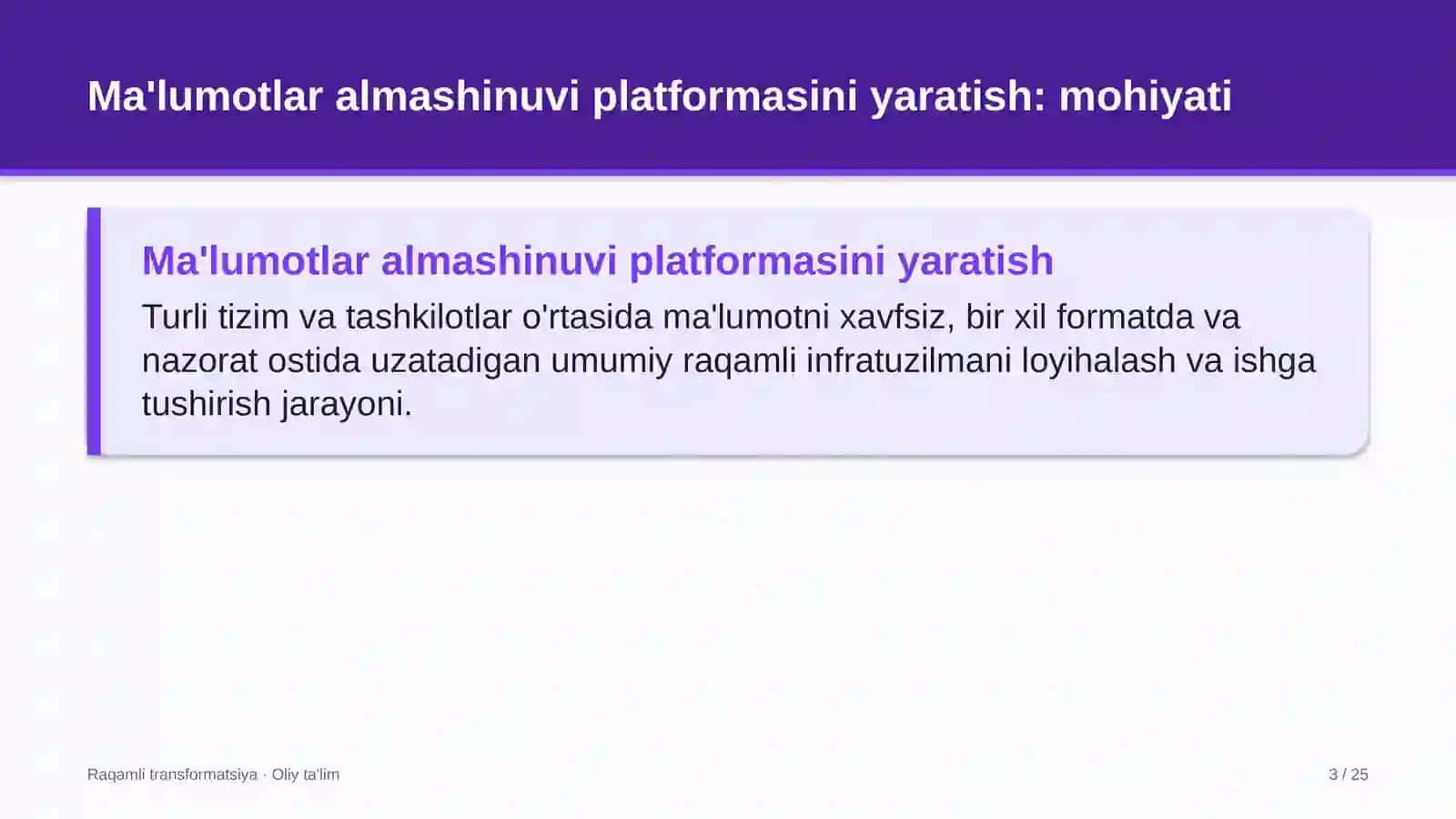 qishloq xo'jaligi mashinasozligida raqamli ma'lumotlar almashinuvi platformasini yaratish 3558 3