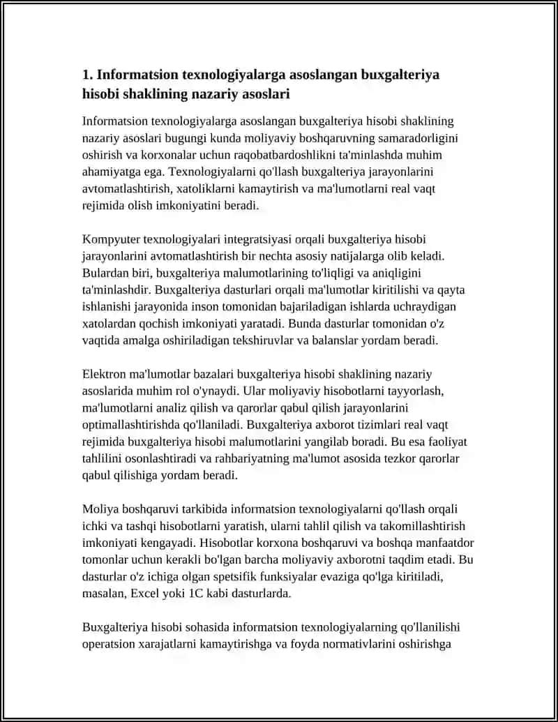 INFORMASION TEXNOLOGIYALARGA ASOSLANGAN BUXGALTERIYA HISOBI SHAKLI 3