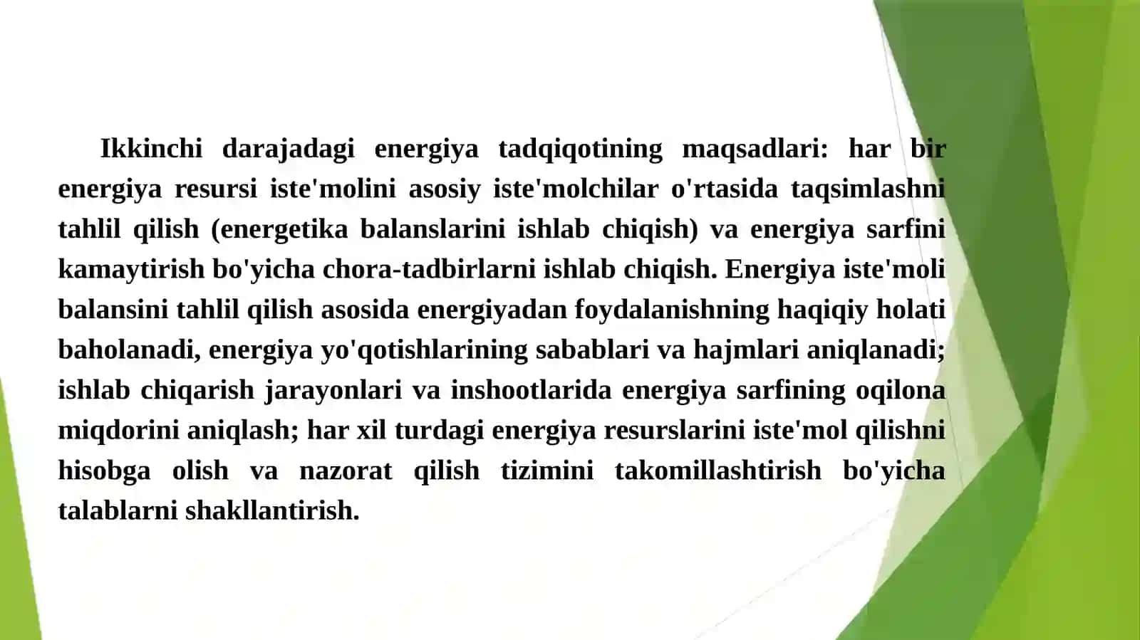 Ikkinchi darajali (Chuqur energiya auditi)energiya auditi 3