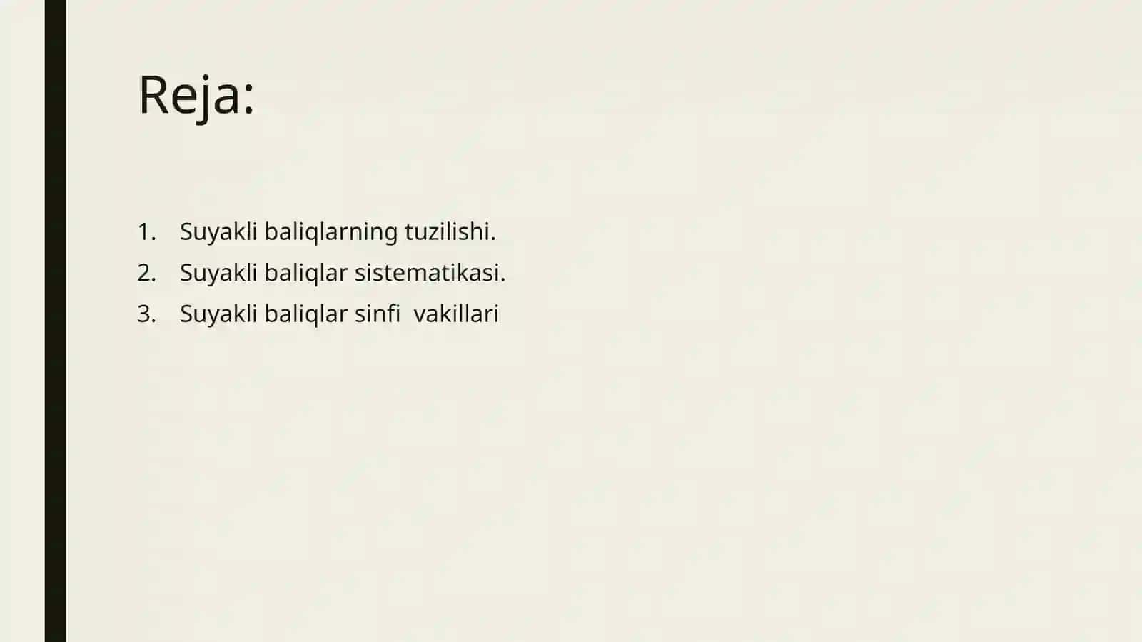 Suyaklibaliqlar(OSTEICHTHYES) sinfi 3
