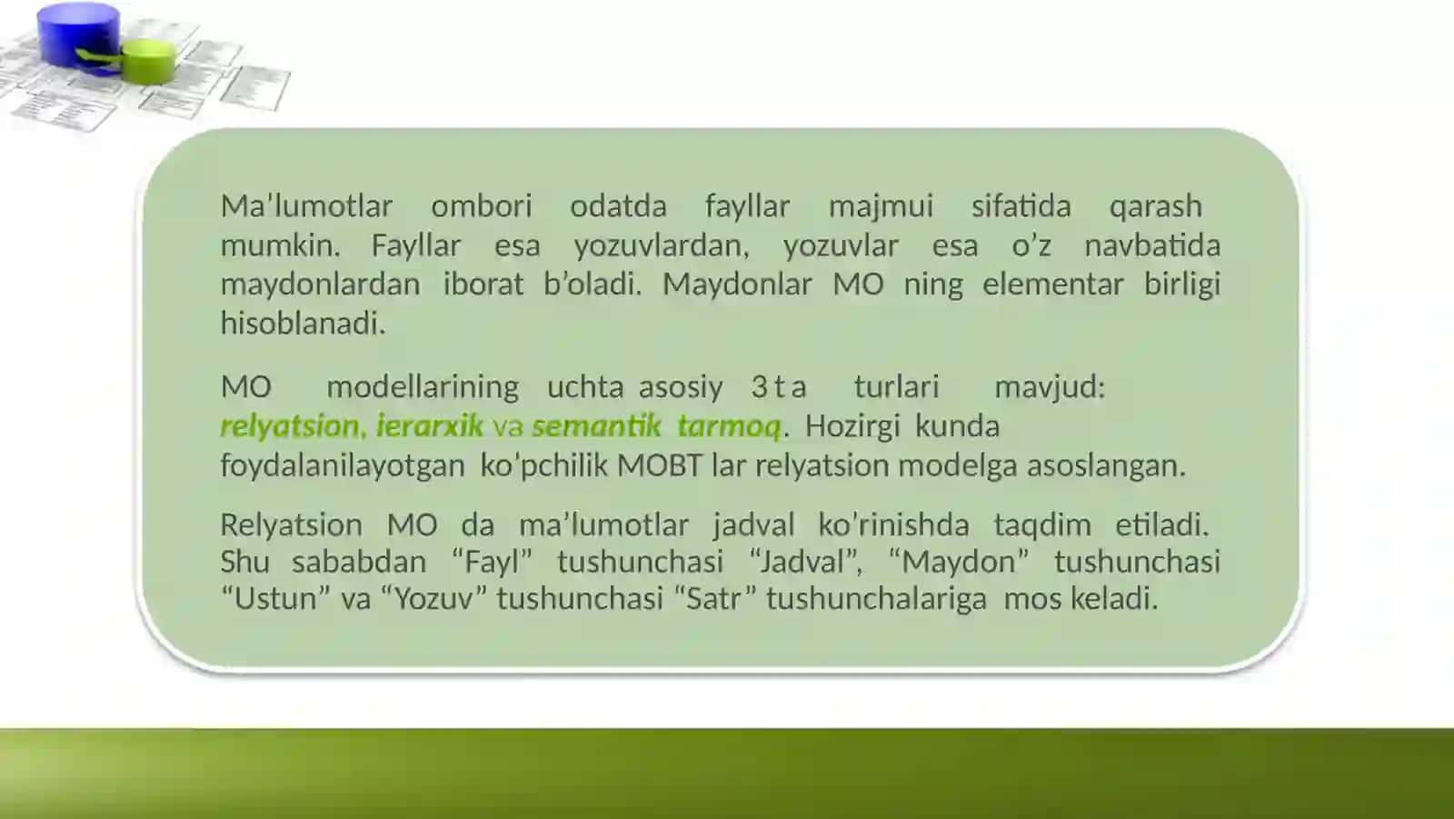 Ma’lumotlarombori 3