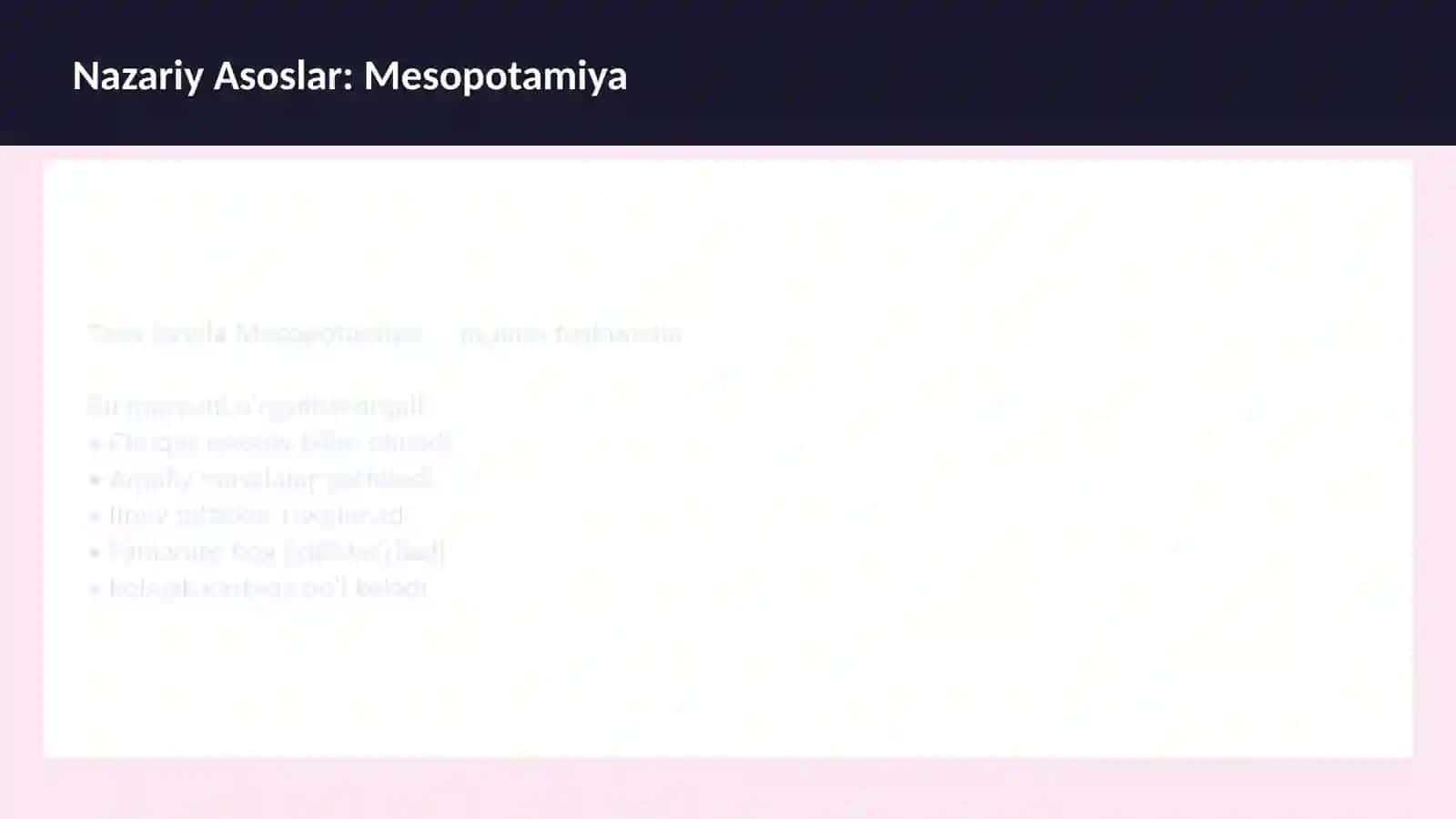 Qadimgi Sharq 3