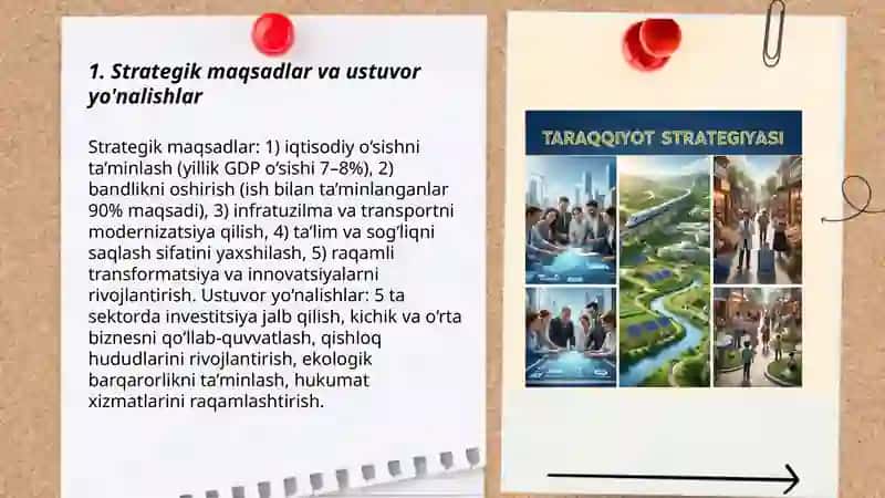 Harakatlar va taraqqiyot strategiyasi 3