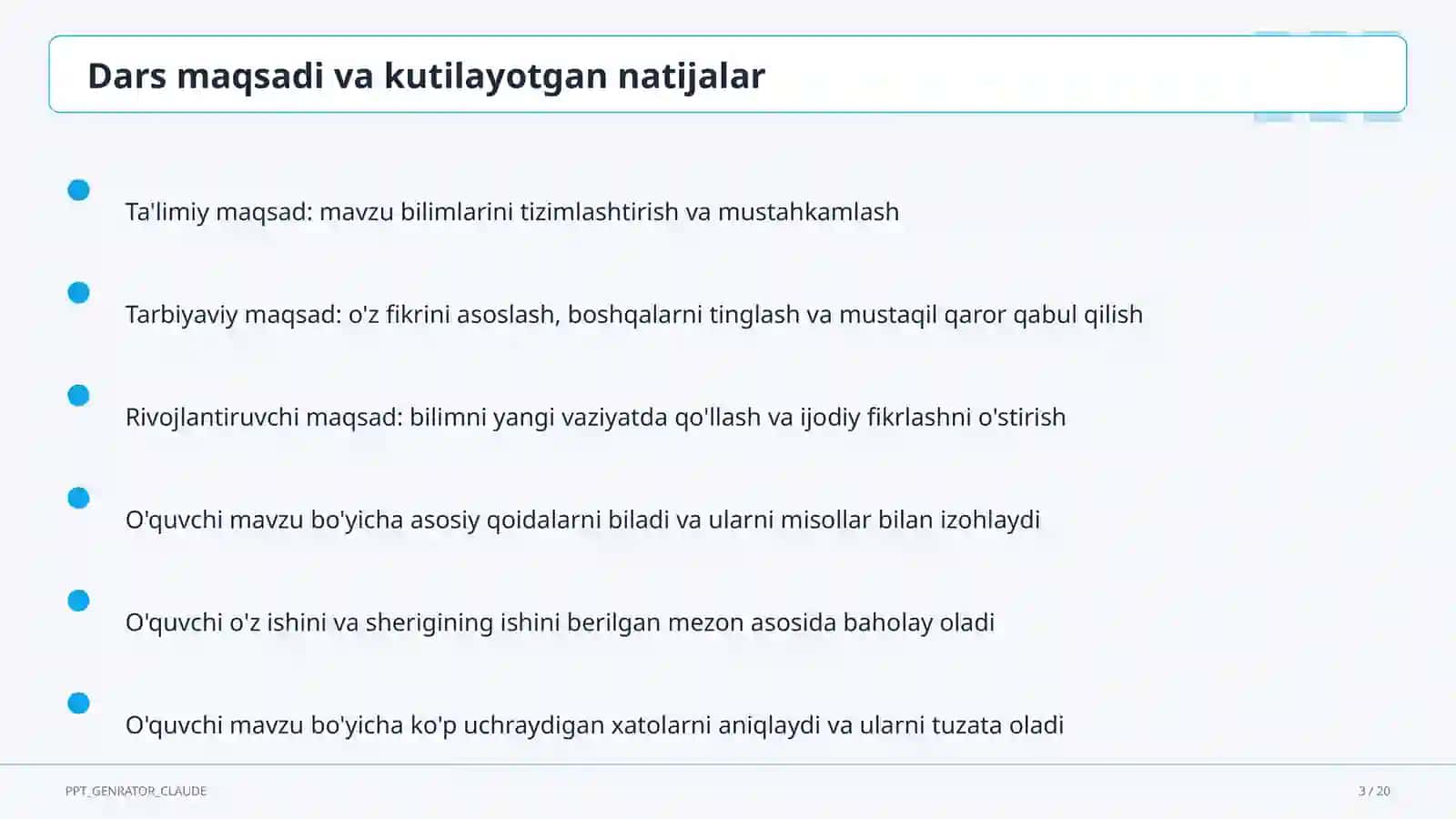 Ildizlar va ratsional ko'rsatkichli daraja (10-sinf) 3
