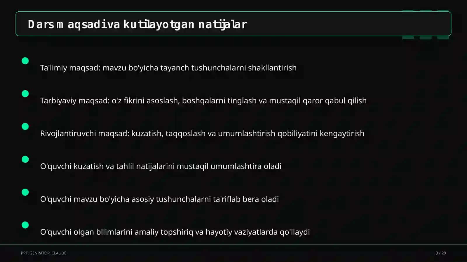 Yog'ochga ishlov berish asoslari (5-sinf) 3