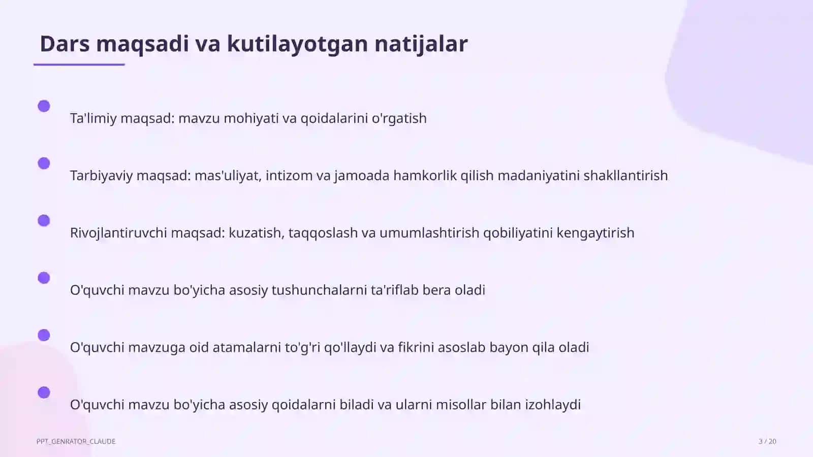 Interfaol metodlar: Klaster va Aqliy hujum 3