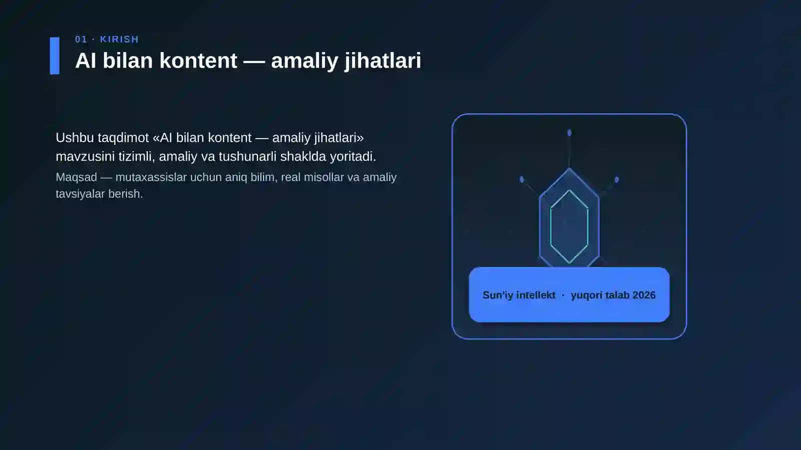 AI bilan kontent — amaliy jihatlari 3