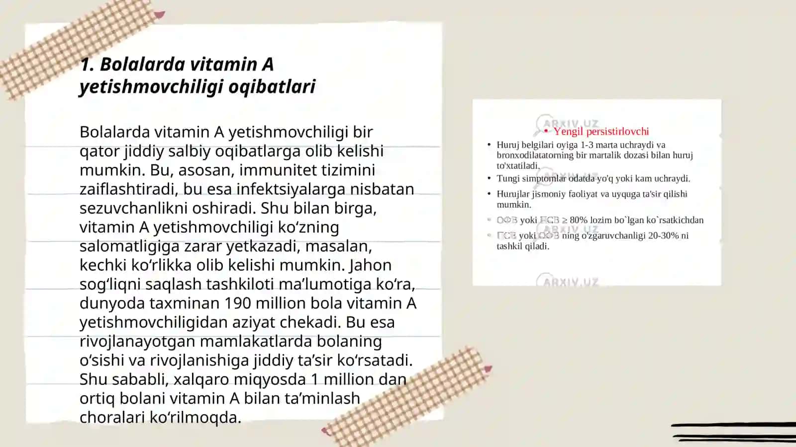 Bolalarda vitamin yetishmovchiligining oqibatlari 3