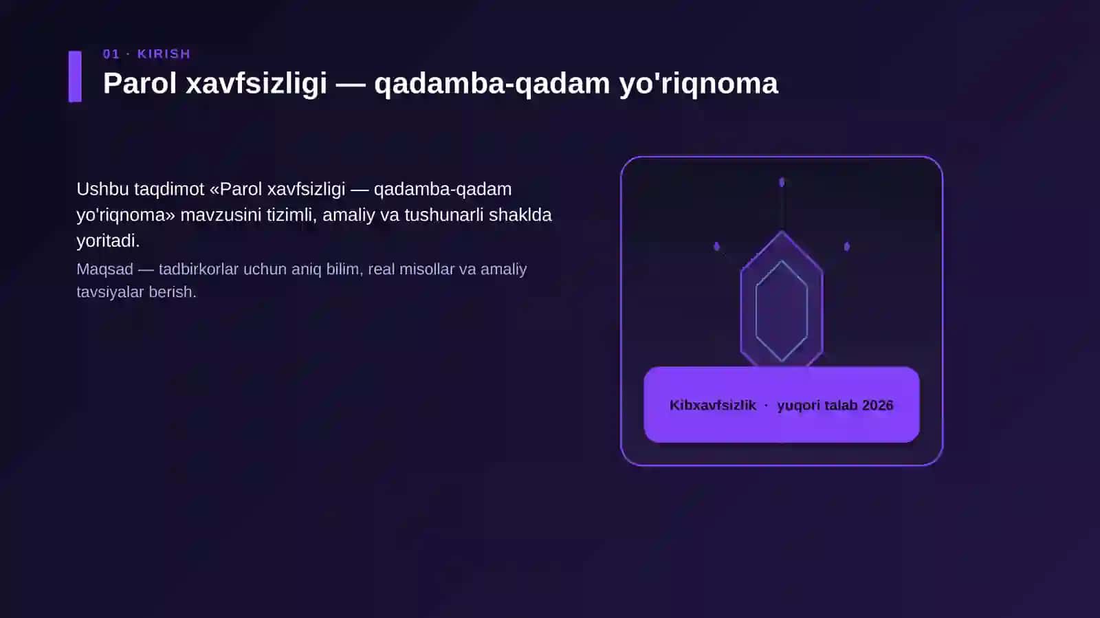 Parol xavfsizligi — qadamba-qadam yo'riqnoma 3
