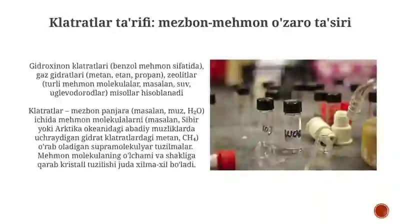 Klatrat birikmalar supramolekular kimyo 3