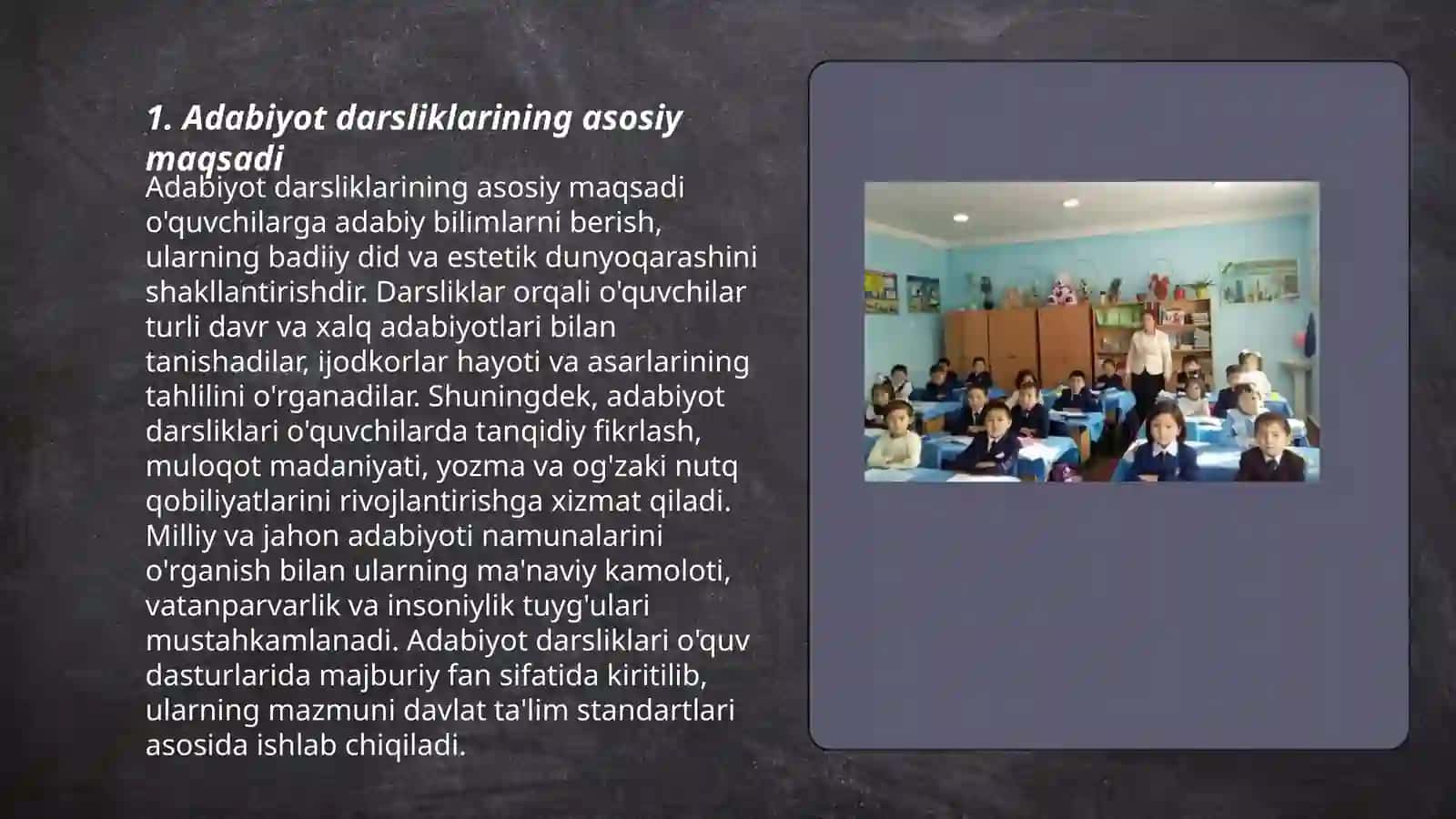5-sinf adabiyot darsliklarining tuzilishi va mazmuni 3