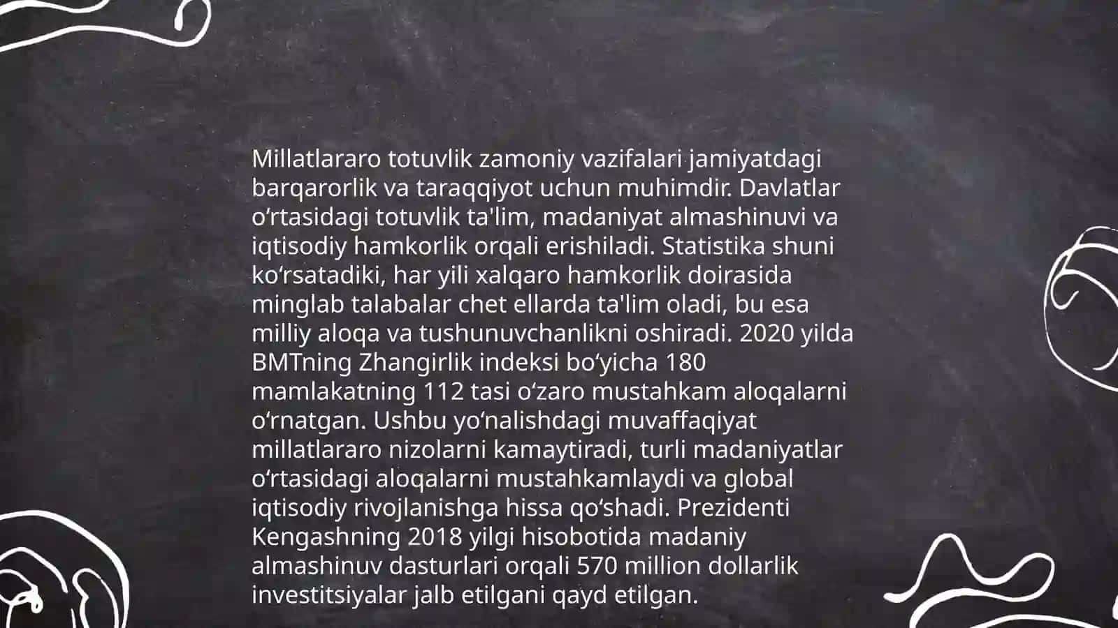 MILLATLARARO TOTUVLIK VA DINIY BAG‘RIKENGLIK–TARAQQIYOT OMILI 3
