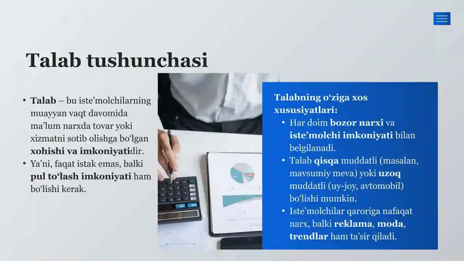 O’ZBEKISTON BOZORIDAGI TALAB VA TAKLIFGA TA’SIR QILUVCHI OMILLAR 3