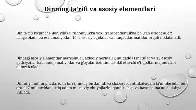 Din ijtimoiy madaniyat hodisa sifatidagi mohiyati 3