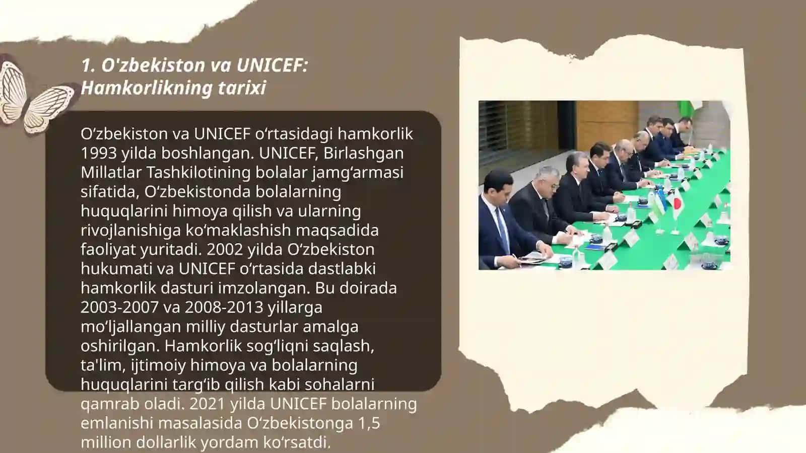 O’zbekiston va unicef aloqalari 3