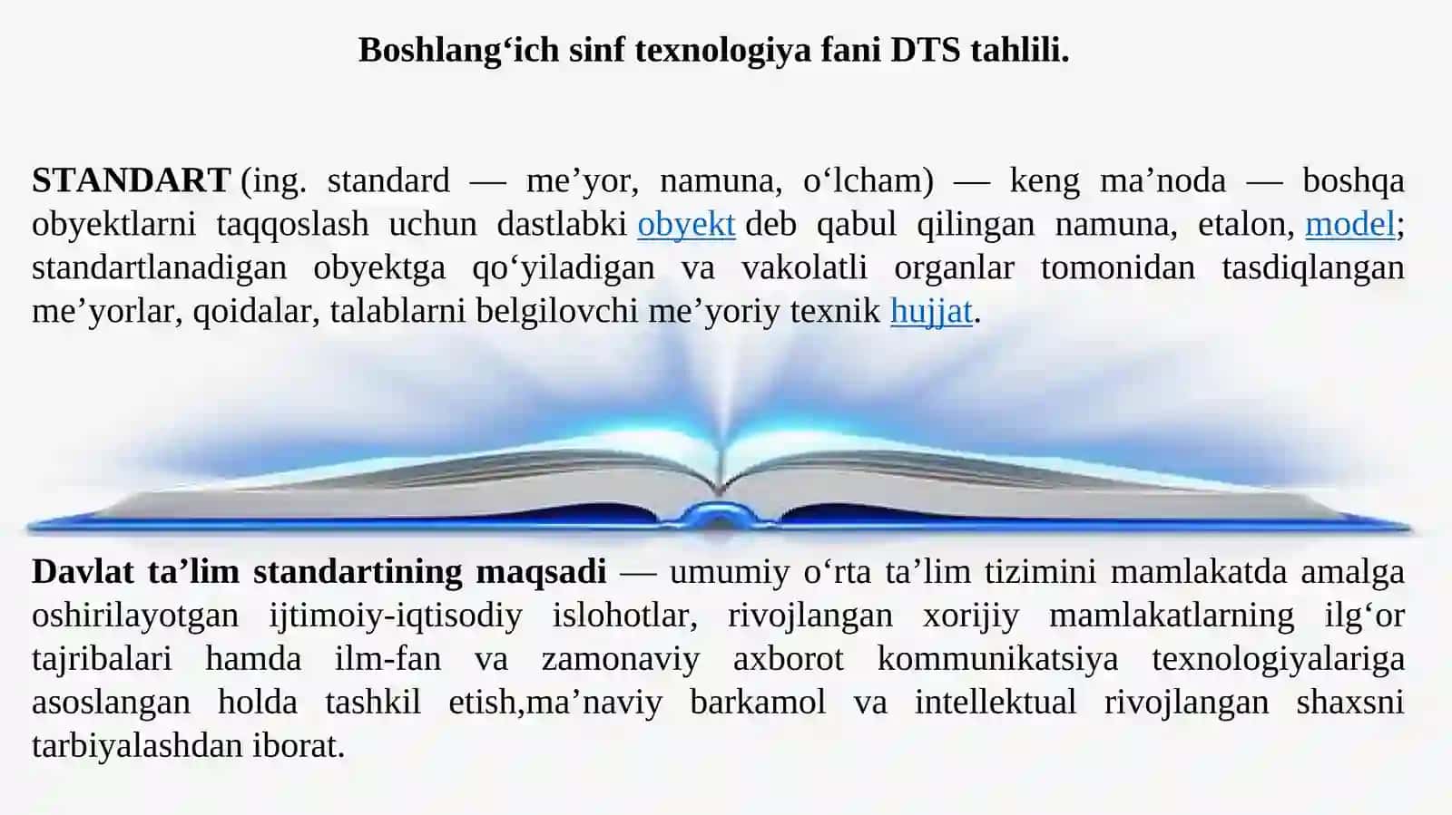 Boshlang‘ich sinf texnologiya fani DTS va Mliliy o’quv dasturi tahlili 3