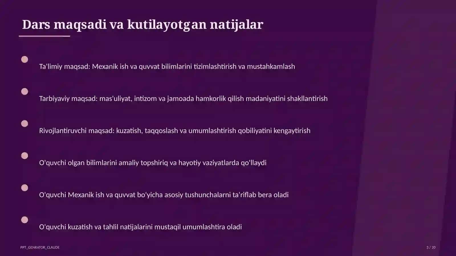 Mexanik ish va quvvat (7-sinf) 3