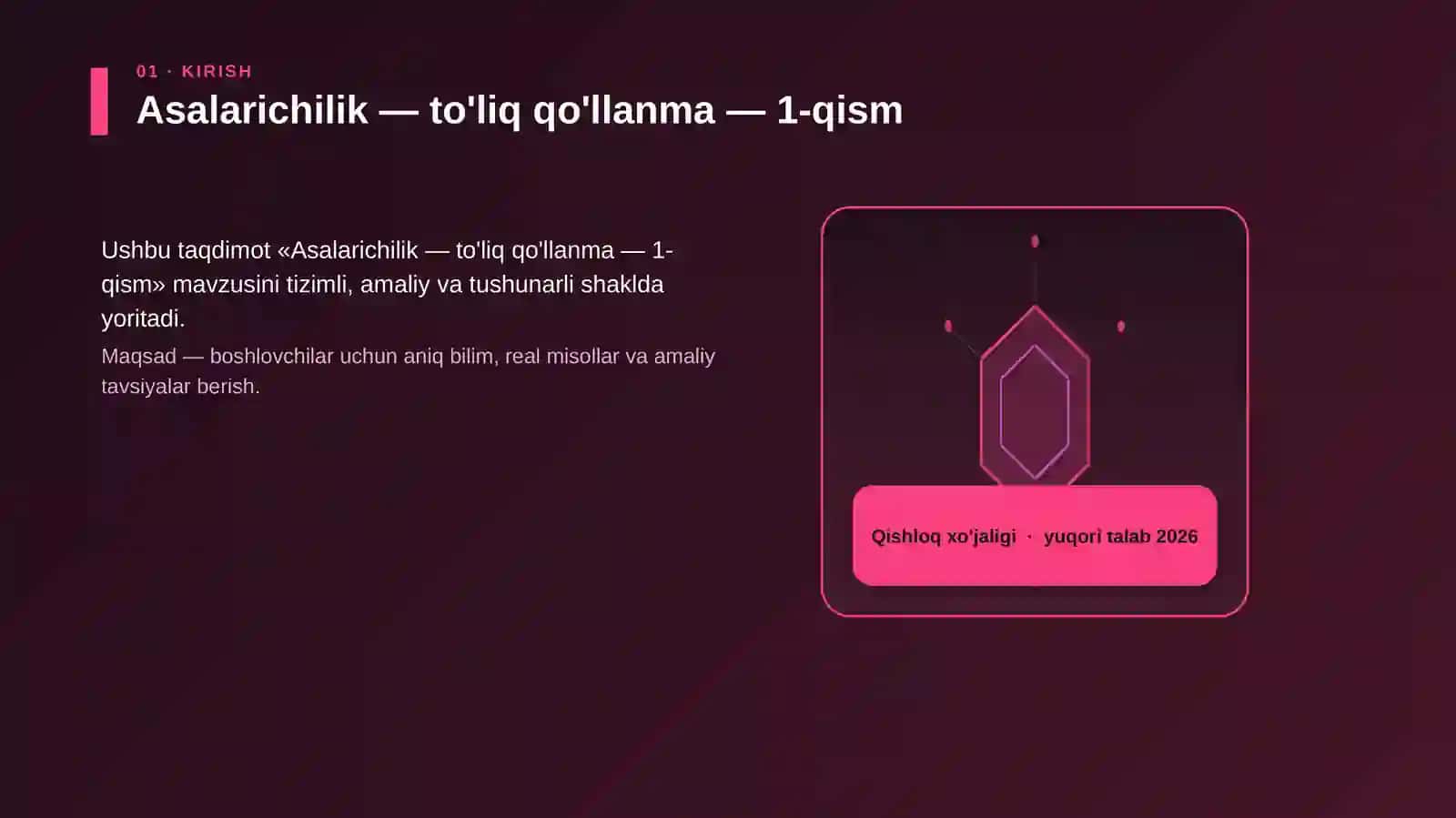 Asalarichilik — to'liq qo'llanma — 1-qism 3